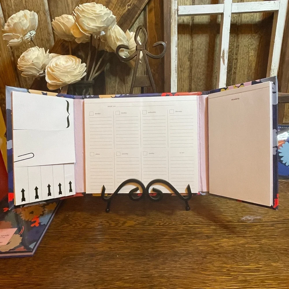 Kate Spade New York Swing Flora 2 Piece Stationary Desk Set New NWT - Picture 5 of 12